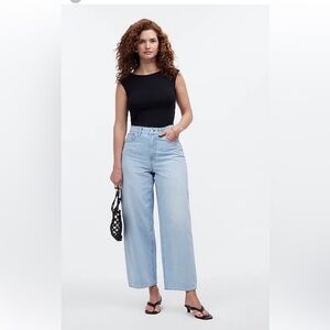 Madewell Curvy Perfect Vintage Wide Leg Crop Jean